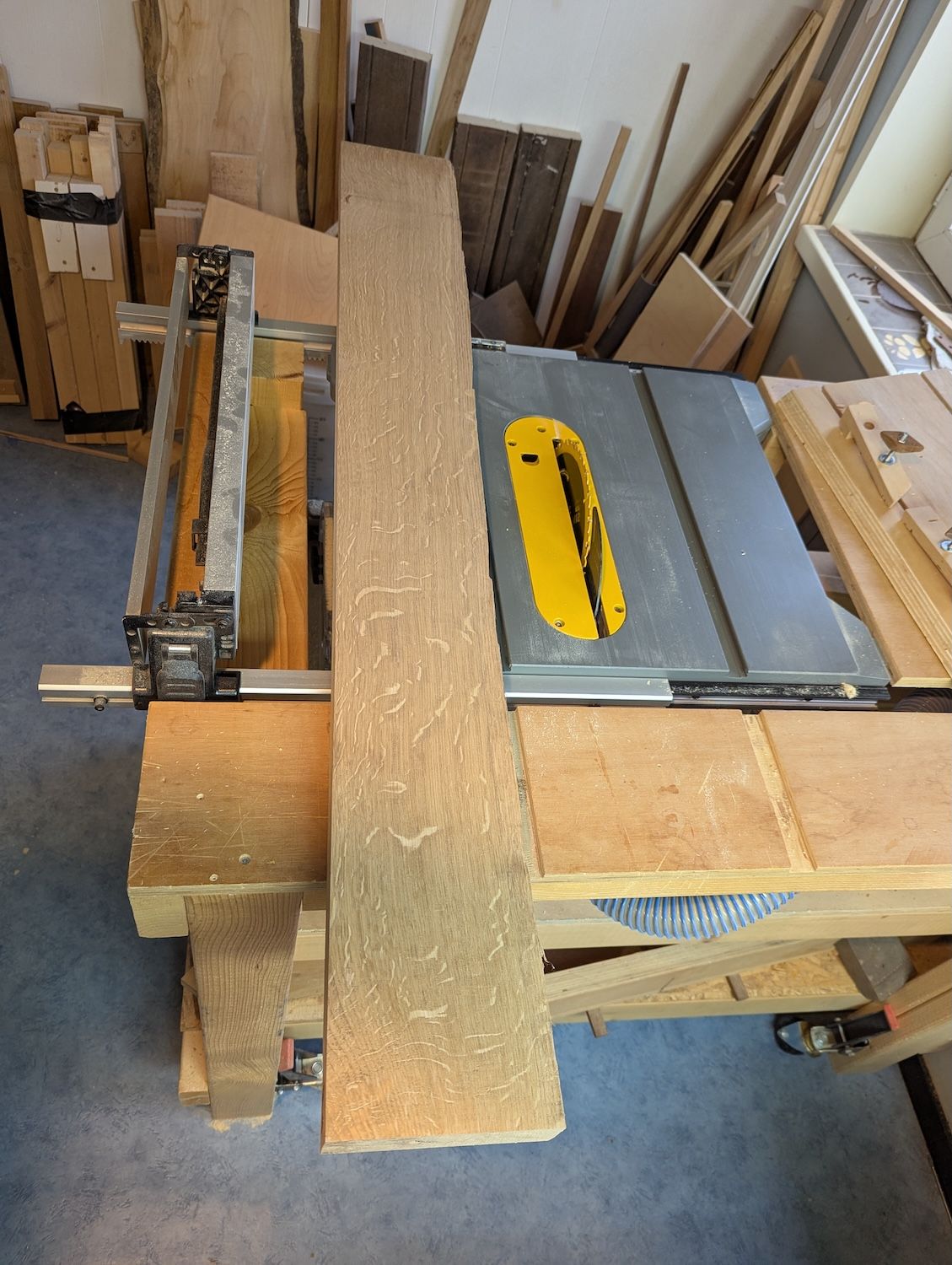 Piece of oak i used for the base