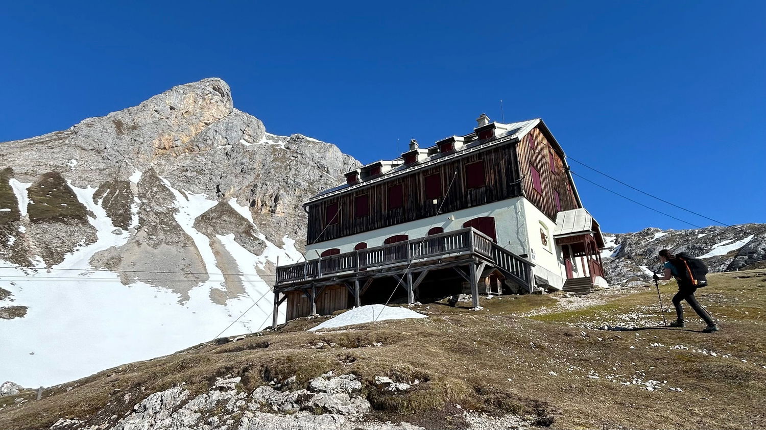 Pri koči Guttenberghaus je bilo res idilično