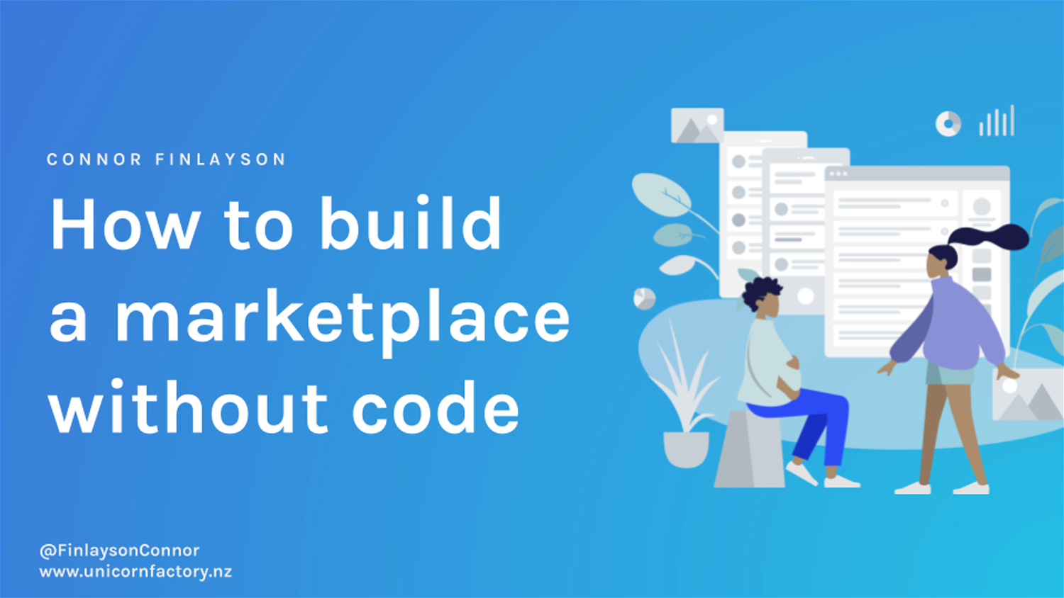 How to build a marketplace without code - No Code Conference