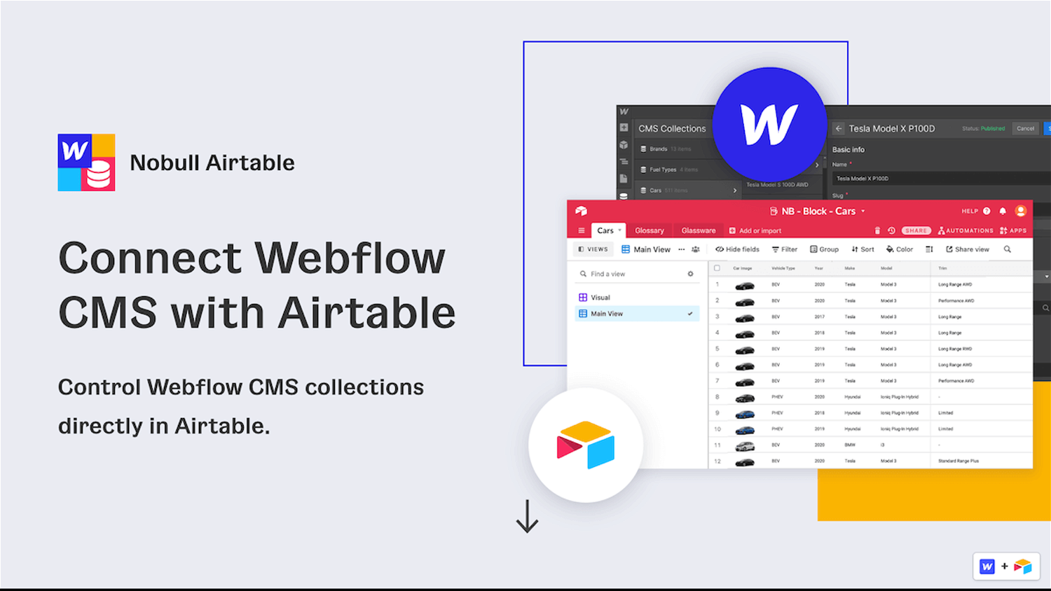 Nobull Airtable for Webflow App