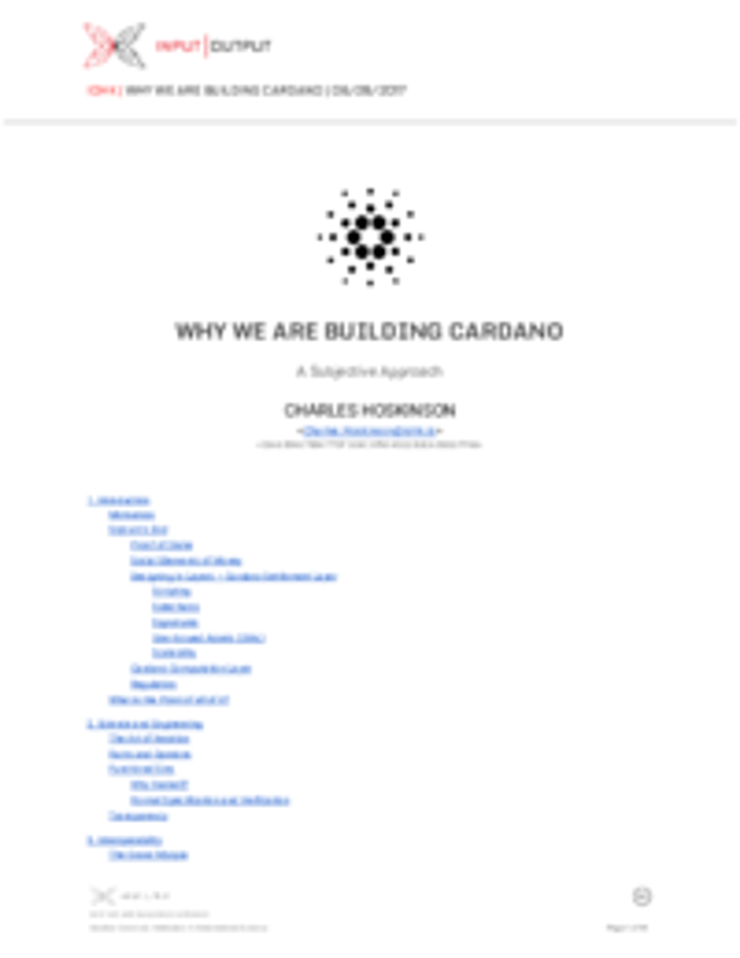 Cardano whitepaper - whitepaper.io