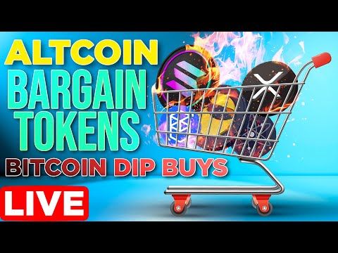 Altcoin Bargain Tokens | Bitcoin Dip Buying