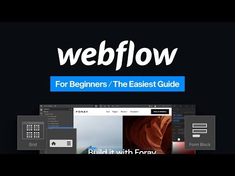 Webflow for Beginners - The Easiest Guide / Introduction