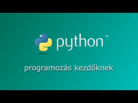 Python programozás kezdőknek - 01 - bevezető