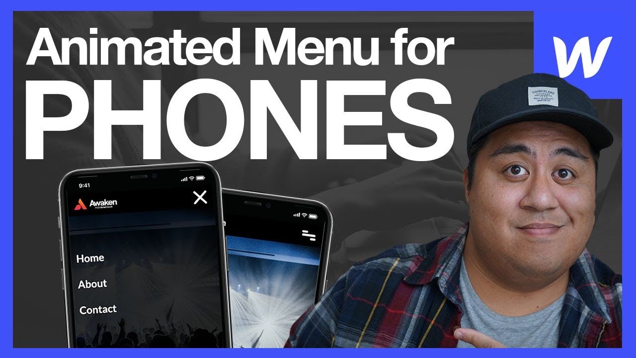 Make an Animated Mobile Menu with WEBFLOW