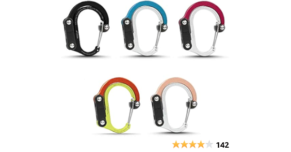 国内正規品 HERO CLIP MINI ヒーロークリップ ミニ カラビナ 型 フック バックハンガー 静止荷重 18kg