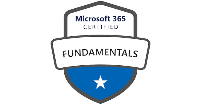 Microsoft 365 Certified: Fundamentals was issued by Microsoft to Errol Ebanks.