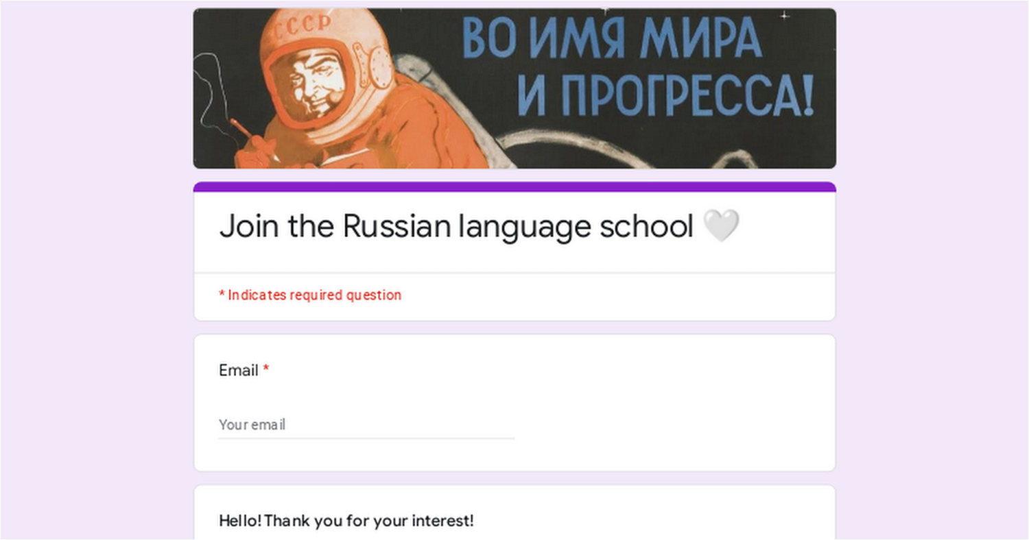 Yaroslava's Russian School