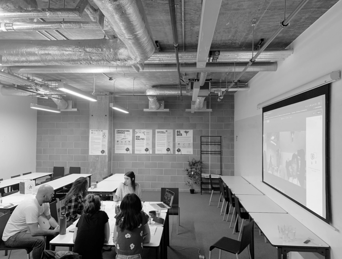 Design studio session with our clients CO & Partners, at General Assembly
