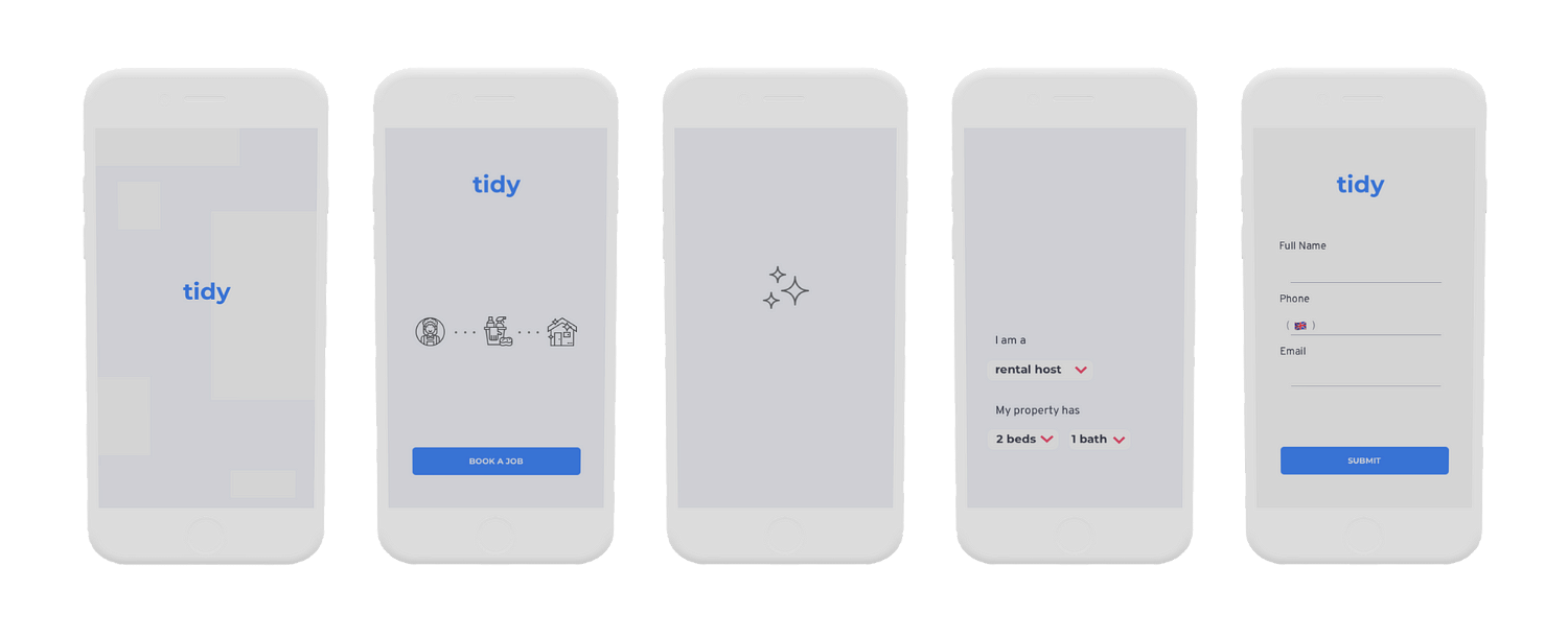 Tidy — Cleaning Service iOS Application