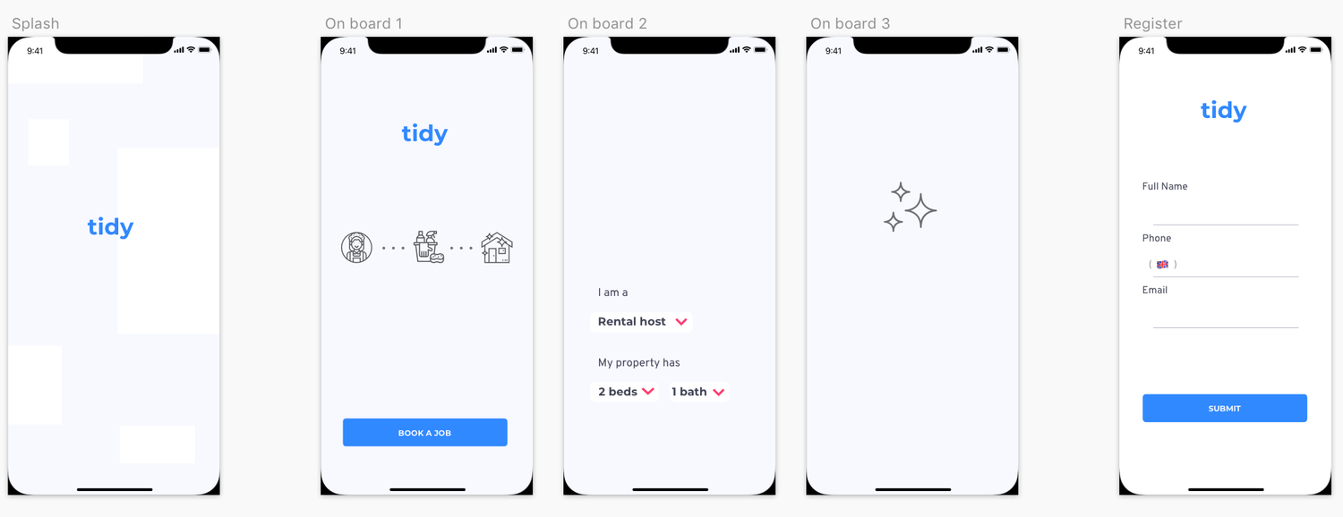 Tidy — Onboarding