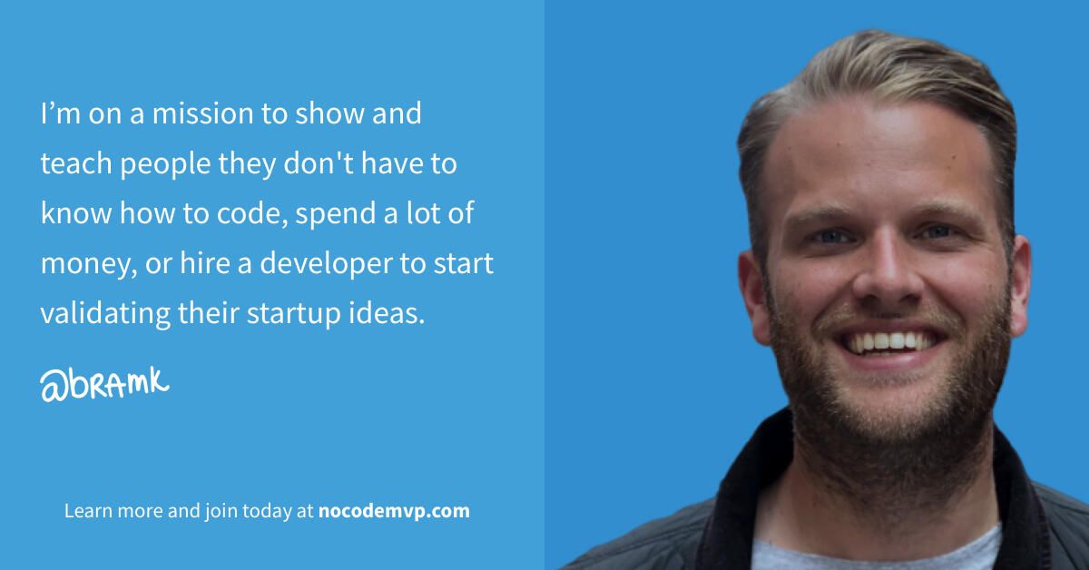 No-Code MVP - Build and validate startup ideas without code