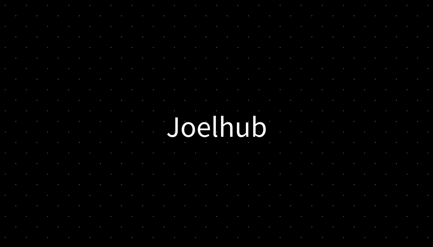 Joelhub