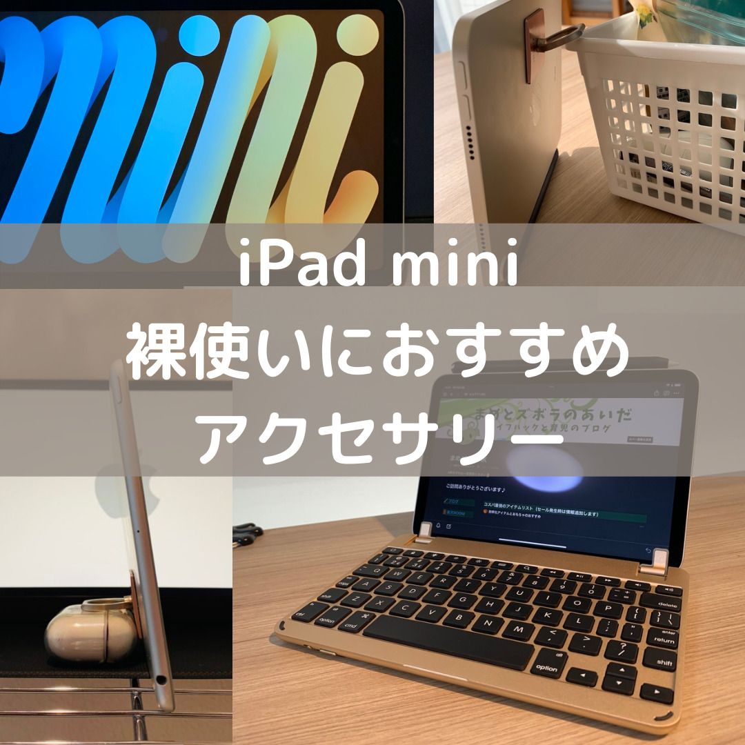 iPad mini6を裸で使う人におすすめのアクセサリー　まとめ