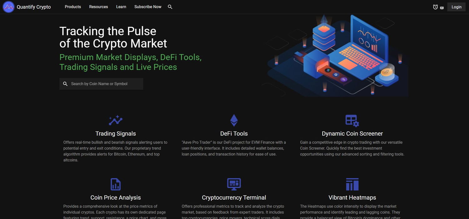 Cryptocurrency Prices | Fastest Live Quotes | Quantify Crypto