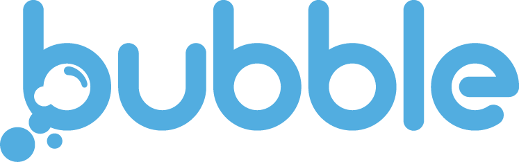 Bubble.io’s old logo. 