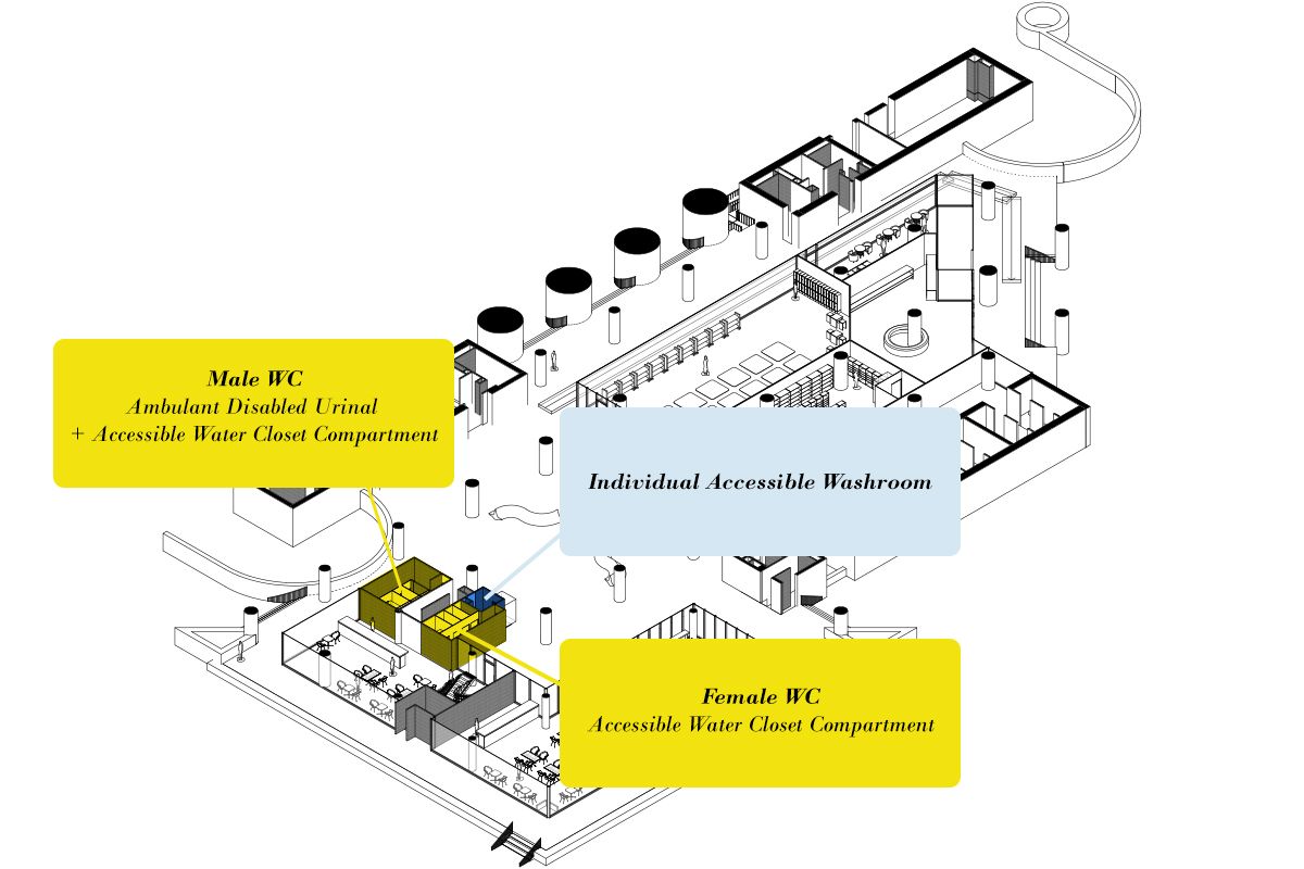 Isometric representation for 1st Storey BCA compliance