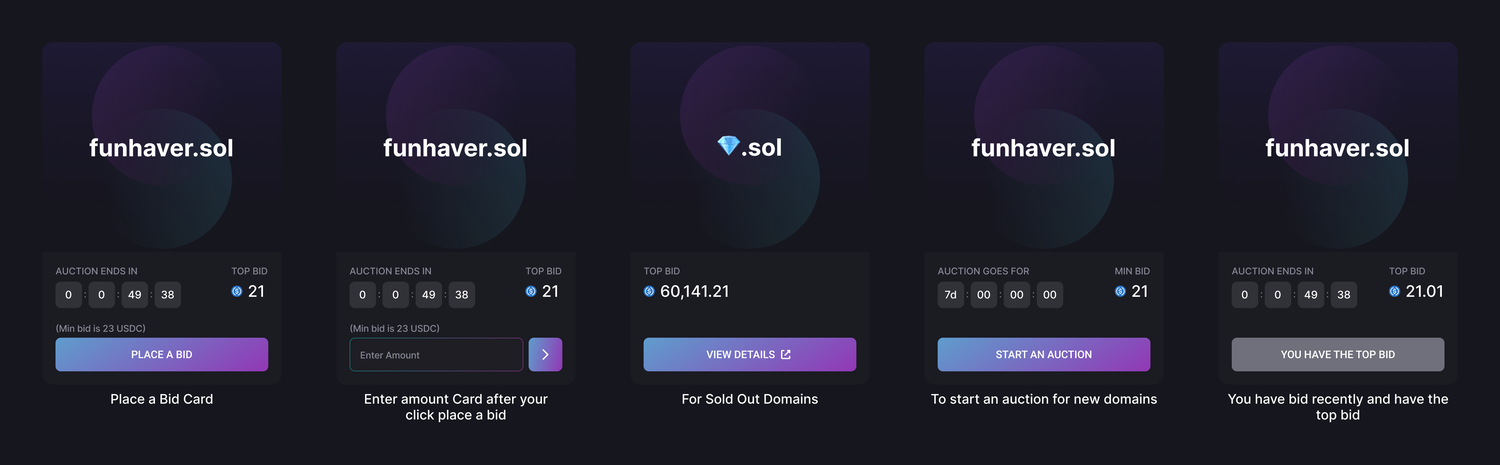 These cards address the majority of the website's use cases while also reducing steps to a mile.