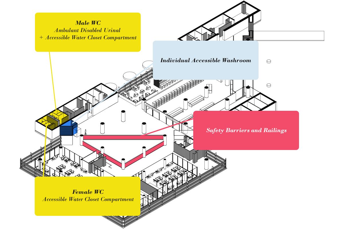 Isometric representation for 2nd Storey BCA compliance