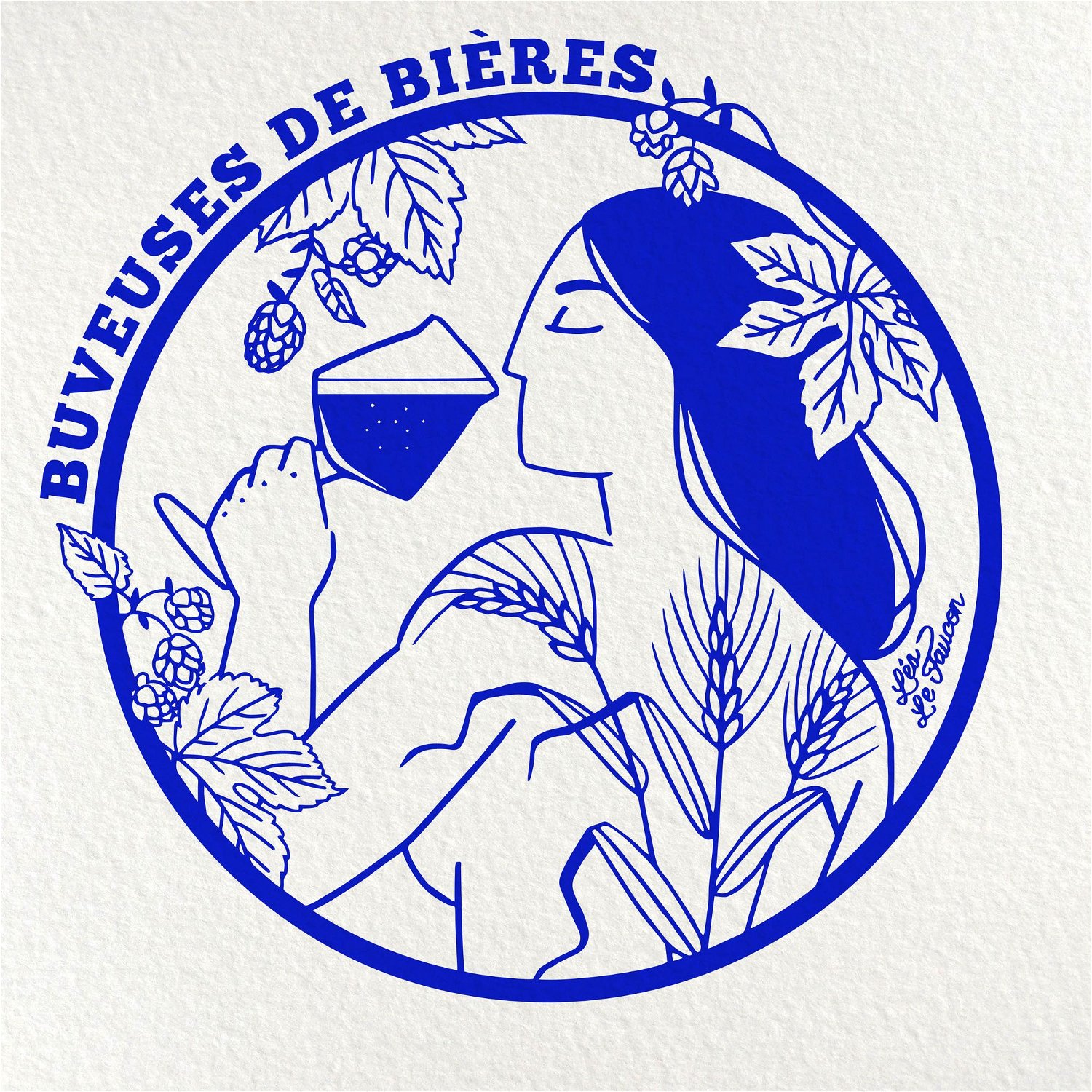 Illustration Léa Le Faucon pour l’association Buveuses de Bières - 2022