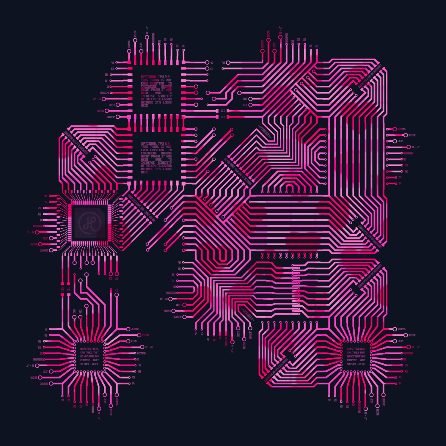 {Tile density: 'Average', Color scheme: "Barbie's motherboard", Filling Type: 'Texture', Processor: '5/16', Special: 'Heart & Animated'}