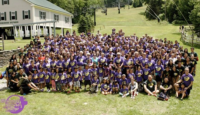 Campers, Families, and Staff at the 2014 Culture Camp in Hancock, Massachusetts.