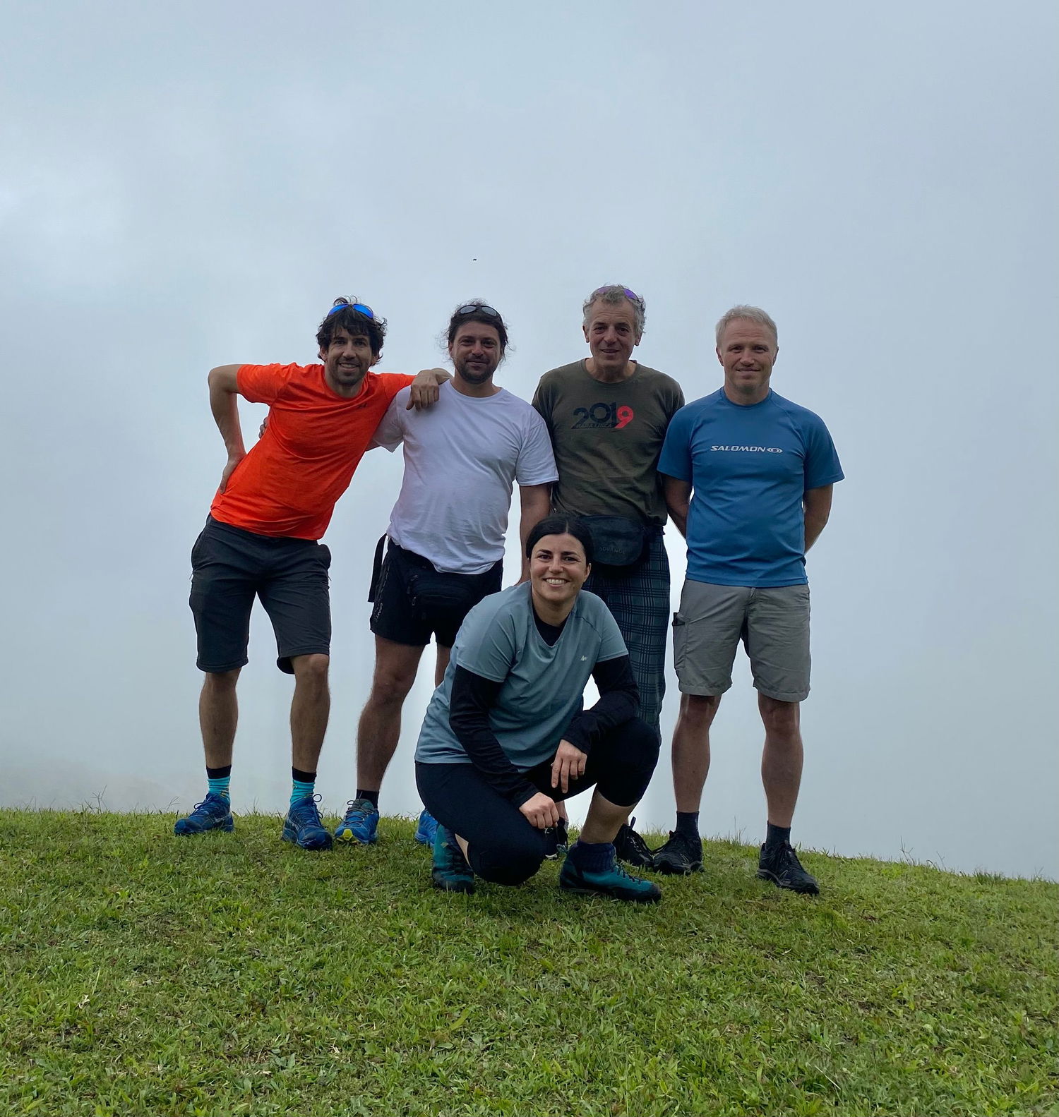 Marko, Andrej, Boštjan, Franci in Vesna. 