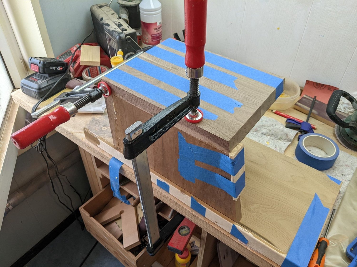 Decided to glue up and figure out the problems down the road