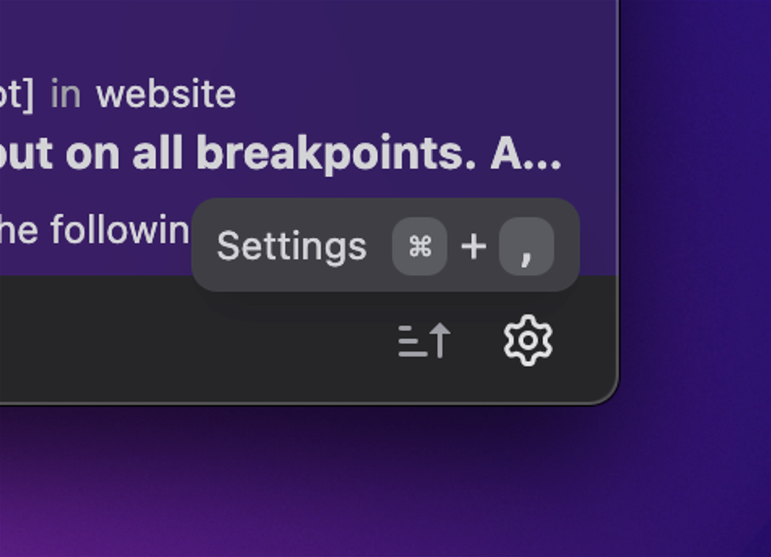 Faster tooltips with keyboard shortcuts are one feature of this release.
