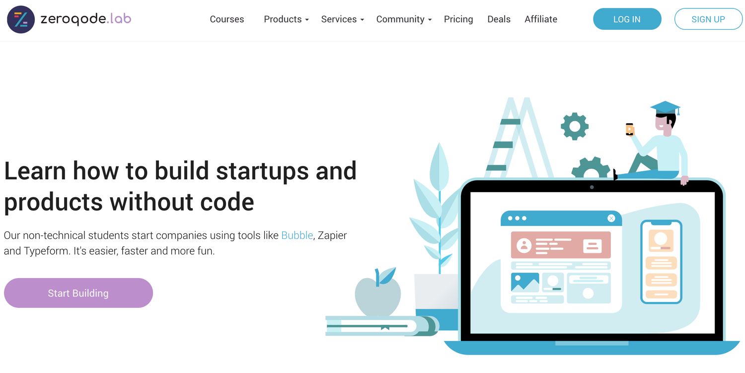 Zeroqode Lab | Build Code-Free Startups and Products