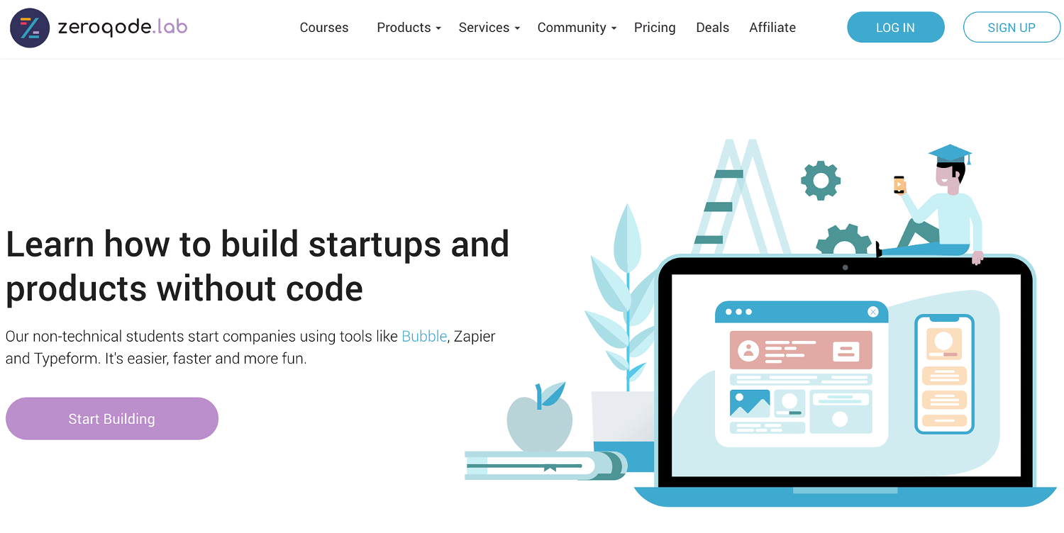 Zeroqode Lab | Build Code-Free Startups and Products