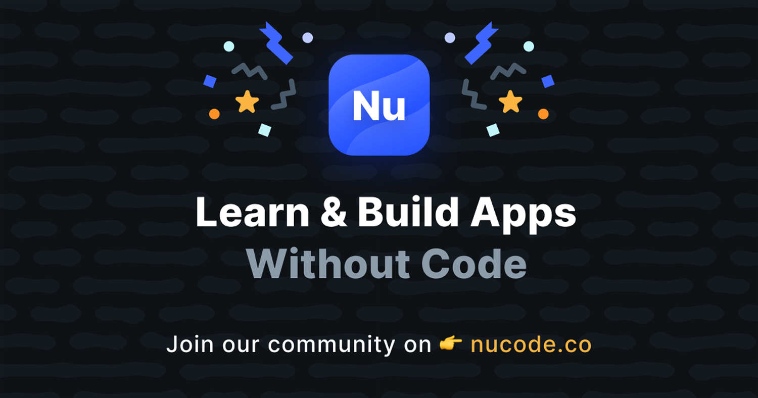 No-Code Tutorials, Lessons & Courses | Nucode