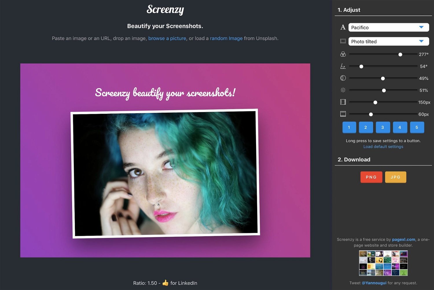 Screenzy - Pictures and Screenshots Beautifier