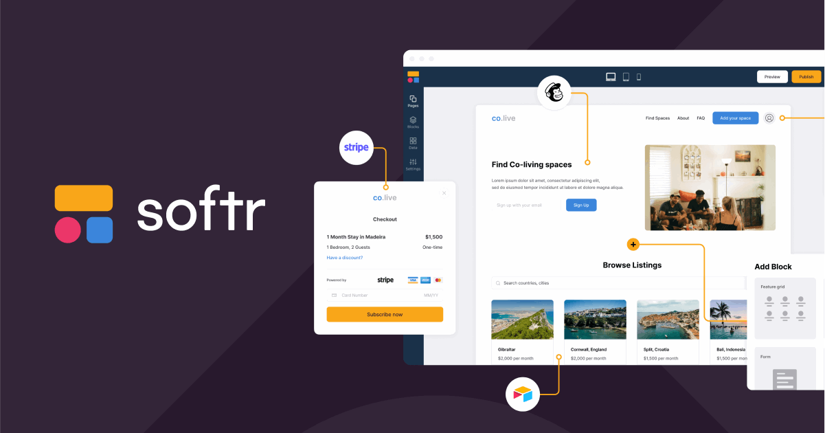 Build website, web app & portals on Airtable without code | Softr