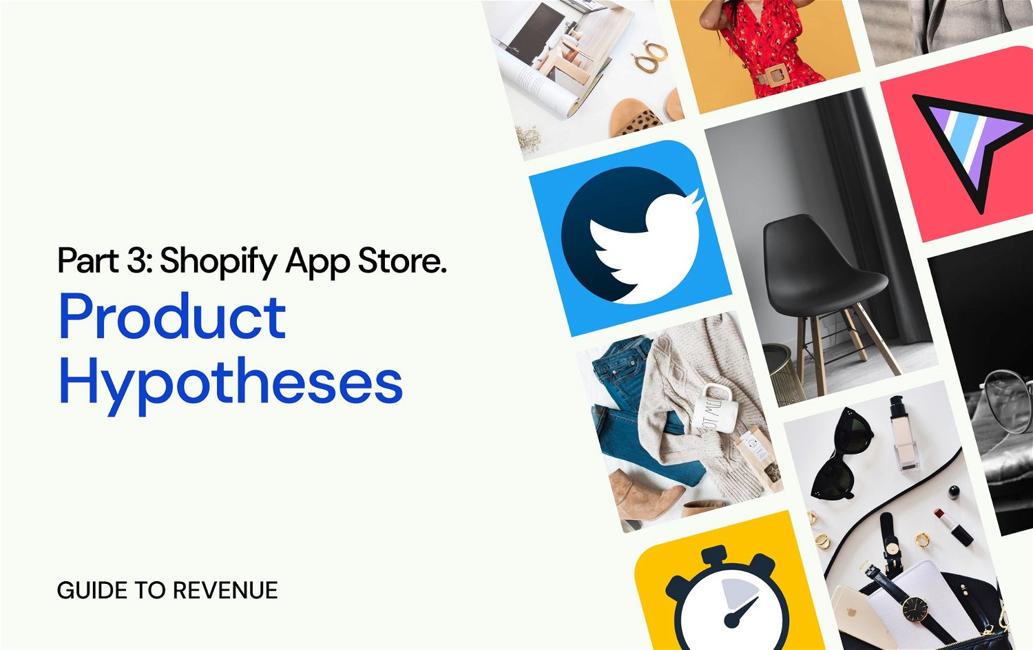 Shopify App Store. Guide to revenue. Product hypotheses - SpurIT