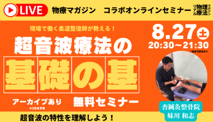 アーカイブ　超音波療法の基礎の基！ | セラピストキャンプ