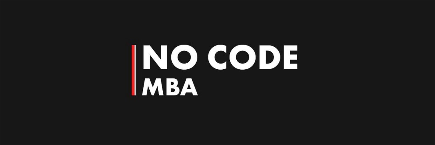 No Code MBA - Learn to build online without code