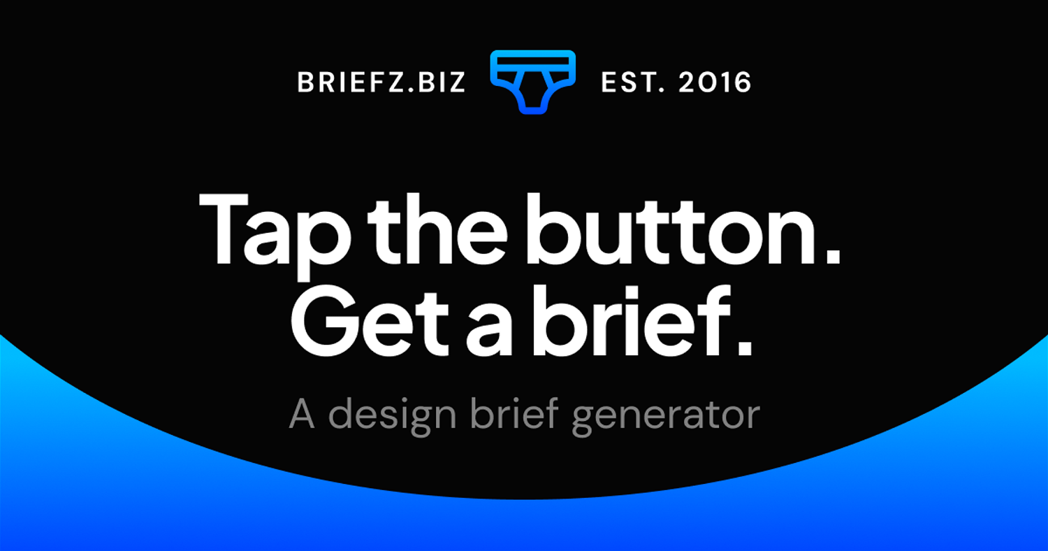 Briefz.Biz - A Simple Design Brief Generator