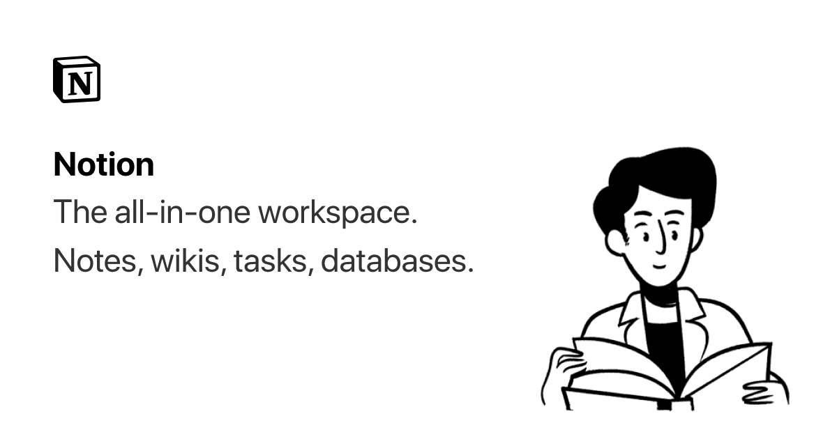 Notion - The all-in-one workspace for your notes, tasks, wikis, and databases.